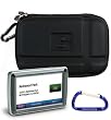 Garmin Nuvi 5000 EVA Carrying Case (Black) with Free Extra Carabiner