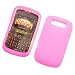 RIM BlackBerry Curve 8900 T-Mobile Silicone Skin Case Rubber Protector Cover with Diamond Baby Pink