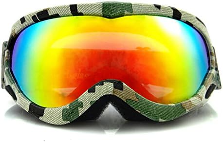 New Youth Junior PC Ski Goggles,Snowboard,Snowboarding,Snowmobile Eyewear with Dual Anti-fog,Anti-UV Lens