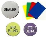Texas Holdem Button and Accessories Set