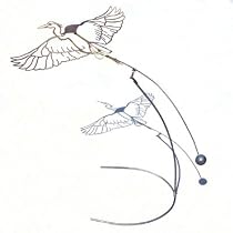 Soaring Heron Kinetic Garden Sculpture