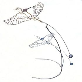 Soaring Heron Kinetic Garden Sculpture