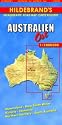 Australia East: Queensland / New South Wales / Victoria / Tasmania / Northern Territory / South Australia. Bundesstaaten- und Zeitzonenkarte