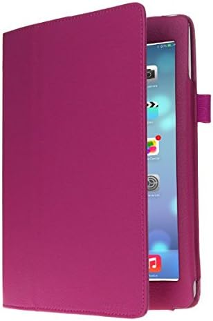 iPad Air 2 Case (2014), SUNYEE SmartShell Stand Cover Case for Apple iPad Air 2 with Auto Wake/Sleep(hot pink)