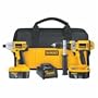 DEWALT DC988IA Heavy Duty XRP 18-Volt Cordless 2-Tool Combo Kit, includes Hammer Drill and Impact Driver