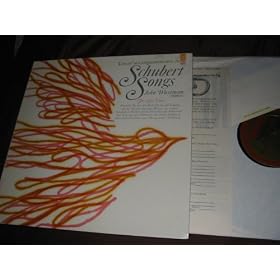 Schubert Songs Vocal Piano Accompaniments to Vol 1 John Wustman Pianist for Low Voice Erlkonig Gatefold Lp with Large Book of Printed Music and Lyric!