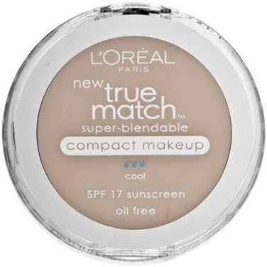L'Oreal Paris True Match Super-Blendable Compact Makeup, Spf 17, Creamy Natural, 0.30 Ounce, 2 Ea (Pack of 2)