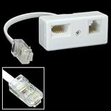 Sale  RJ45 Plug to BT RJ11 Secondary Splitter Telephone Adapter