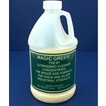 Ultrasonic Magic Green Cleaner 32 Gallong for GemOro Ultrasonic Magic Green Cleaner 32 Gallong for GemOro