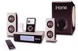 iHome iH52B Bookshelf System for iPods with AM/FM Radio (Black)