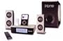 iHome iH52 Bookshelf System with AM/FM Radio and Dock for iPod (Black)