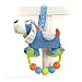 Baby Boy Rattle, Snoodle Beaded Rattle 5.5"