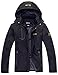 Wantdo Men's Breathable Mountain Spring Coat Windproof Jacket Outdoors Grey