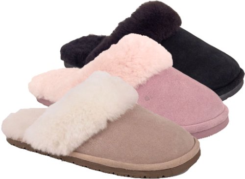 41MRnoGweXL. SL500  Bearpaw Plush Sheepskin Slippers Womens
