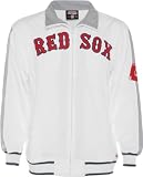 Boston Red Sox Track Jacket: Stitches White Track Jacket