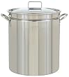 Bayou Classic 1036, 36-Qt. Stainless Fryer/Steamer with Vented Lid