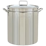 Bayou Classic 1036, 36-Qt. Stainless Fryer/Steamer with Vented Lid