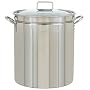 Bayou Classic 1036, 36-Qt. Stainless Fryer/Steamer with Vented Lid