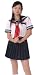 Sorth sleeves Japanese highschool sailor uniform Costume Cosplay M size [JAPAN]