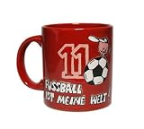 Produkt-Bild: Original Waechtersbach Tasse/Kaffeebecher/Kaffeepott im Fussball ist meine Welt - Design/Originelles Geschenk