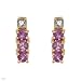 Yellow Gold 0.44 CTW Amethyst and 0.01 CTW Topaz title=