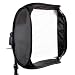 Quenox Magic Square Universal Softbox 40x40 Lichtwanne mit integriertem Blitzhalter f�r Blitzger�t Systemblitz (made by Tristar)