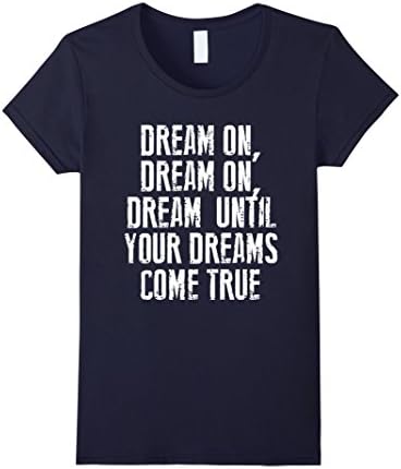 Women's Aerosmith Dream On shirt Small Navy