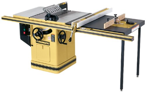 Powermatic 3 HP 1 Ph Table Saw with 50 in Accu-Fence System and Rout-R-Lift System - 1660803K