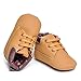 Annnowl Infant Sneakers Soft Sole Baby Boy Shoes 0-18 Months (12-18 Months, Brown)