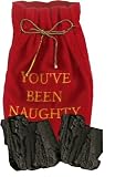 Christmas Lump of Coal Naughty (With Gift Bag)