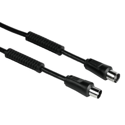 Hama SAT-Kabel Koax-Stecker - Koax-Kupplung, 1,5 m Preisvergleich