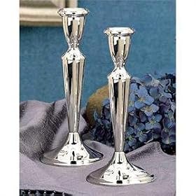 STERLING PAIR OF CANDLESTICKS - CANDLESTICKS, STERLING SILVER by Jaf GIfts