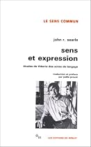 Sens et expression : Etudes de théorie des actes de langage
