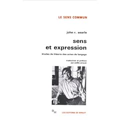 Sens et expression : Etudes de th�orie des actes de langage