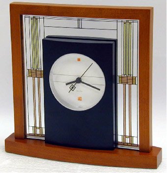 FRANK LLOYD WRIGHT Architect Designed WILLITS TABLE SIZE CLOCK BULOVA #T
