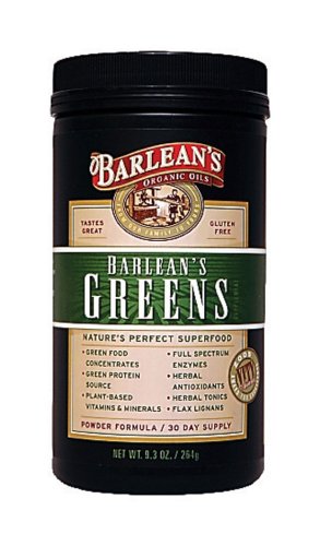 Barlean's Organic Oils - Barlean's Greens, 9.3 oz powder