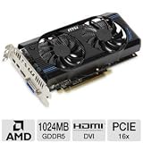 MSI Computer Corp. ATI Radeon HD7770 1020 MHz 1GB DDR5 PCI-Express 3.0 x16 Graphics Cards R7770-2PMD1GD5/OC