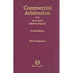 Commercial Arbitration: 2001 Companion Volume