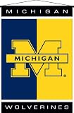 Michigan Wolverines NCAA 29x45 inch Deluxe Banner Wallhanging