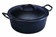 Lodge Logic Pre-Seasoned Cast Iron 4-Quart Dutch Oven with Iron Cover