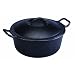 Lodge Pro Logic 7-Quart Cast Iron Dutch Oven, Black
