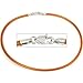 Rubber Cord Anklet Gold 9"