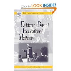 Evidence-Based Educational Methods, (Educational Psychology)