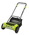 Sun Joe MJ420C Mow Joe 16-Inch 24 Volt Cordless Electric Reel Lawn Mower With Grass Catcher