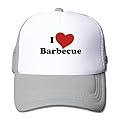 WZN I Love Barbecue Polyester Foam Caps With Ash