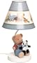 Denim Teddy Bear Nursery Lamp
