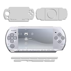 Skinomi TechSkin - Invisible Protector Shield Full Body Skin for Sony PSP 3000 - Plus LIFETIME REPLACEMENTS