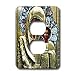 Russian Icon - Russian Icon of the Blessed Mary - Light Switch Covers - 2 plug outlet...