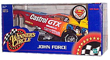  Winner's Circle - John Force - Ford/Castrol GTX - Superman Racing - 1:24 Scale Race Car Replica