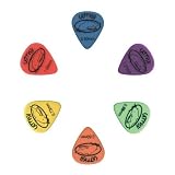 Produkt-Bild: Catfish Texacs Plektren 6er Set / Nylon / matt & griffig / 0.50 - 1.21 mm